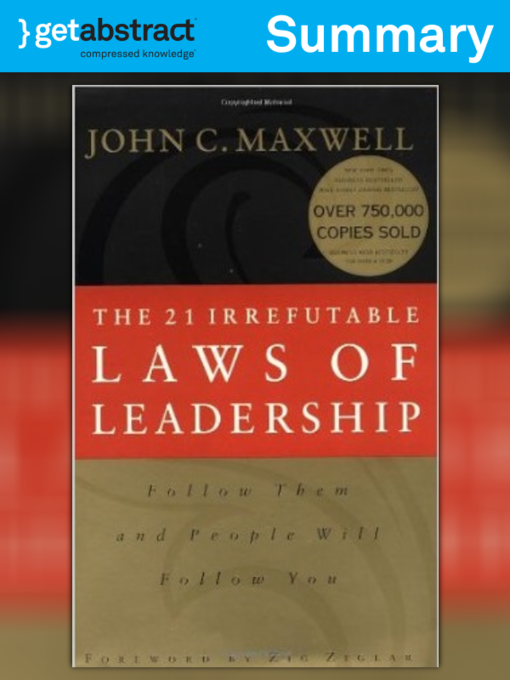 Title details for The 21 Irrefutable Laws of Leadership (Summary) by John C. Maxwell - Available